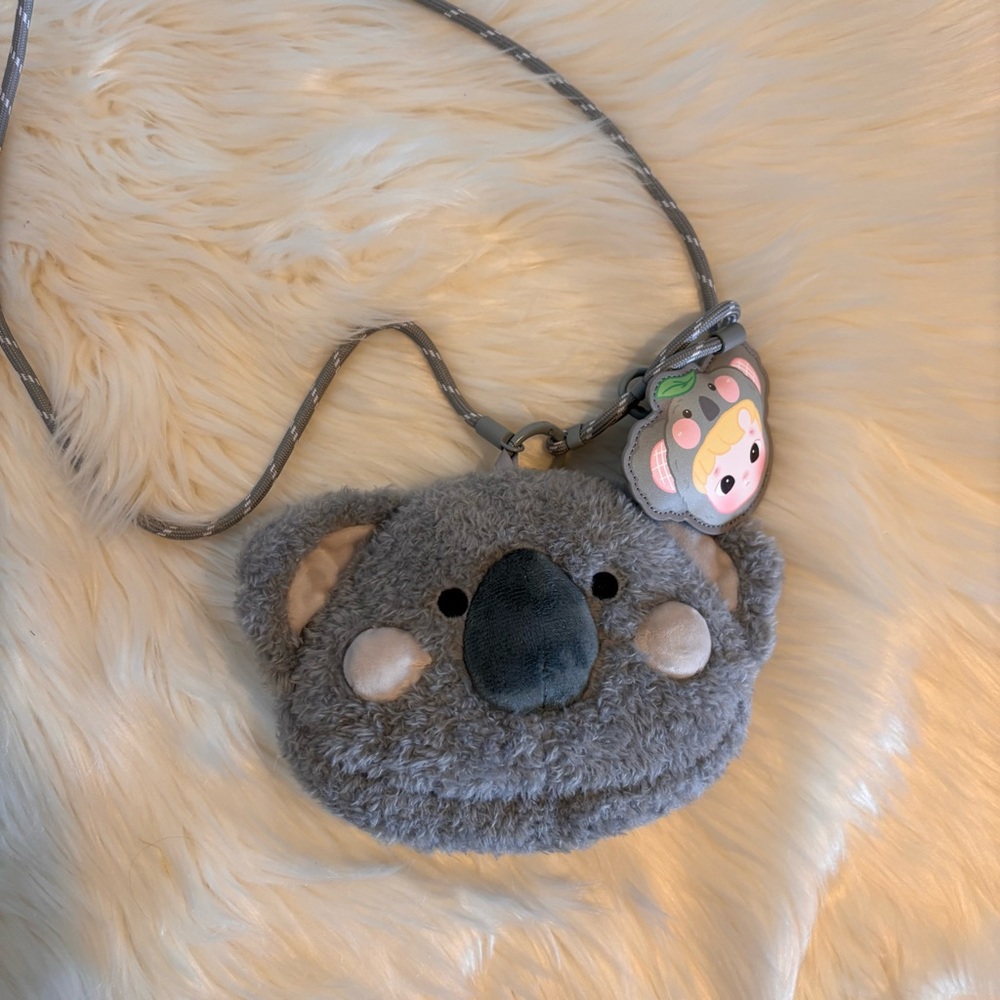 POPMART Hacipupu Plush Koala Crossbody Bag Like New